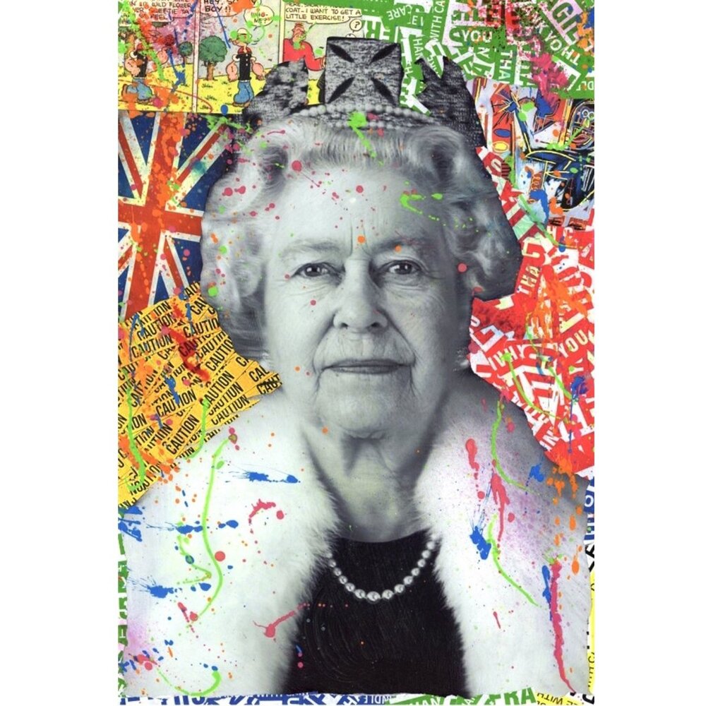 Queen by E.M. Zax Numbered Limited Edition on paper Signed by the Artist